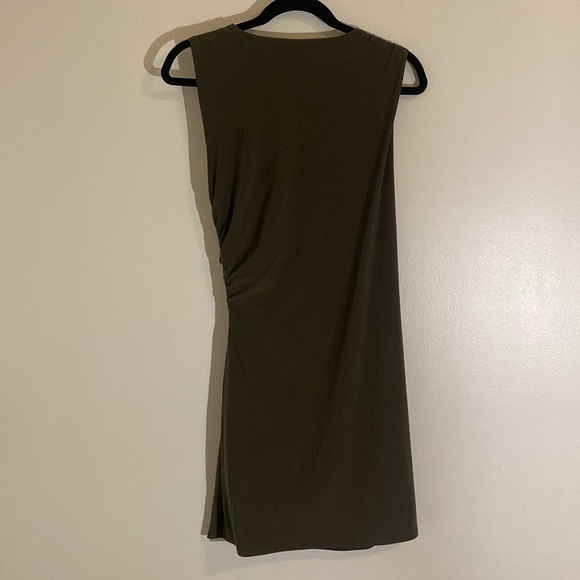 Aritiza Wilfred Maida Mini Dress Dark Olive size Medium - Picture 11 of 12
